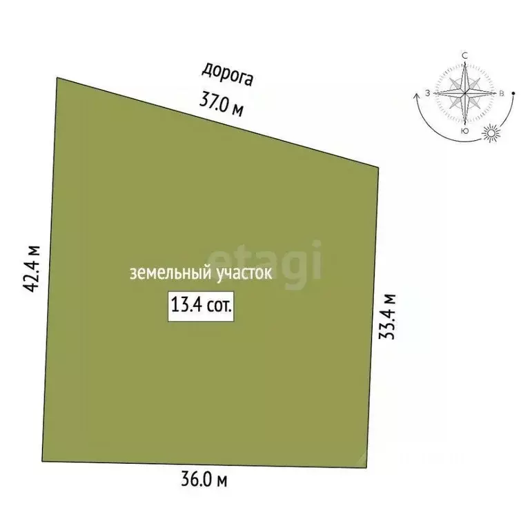 Участок в Ярославская область, Ярославский муниципальный округ, д. ... - Фото 2