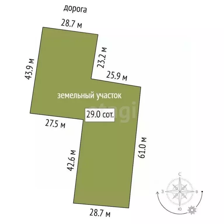 Участок в Тюменская область, Ярковский муниципальный округ, д. ... - Фото 2