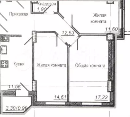 3-к. квартира, 76 м, 4/24 эт. - Фото 0