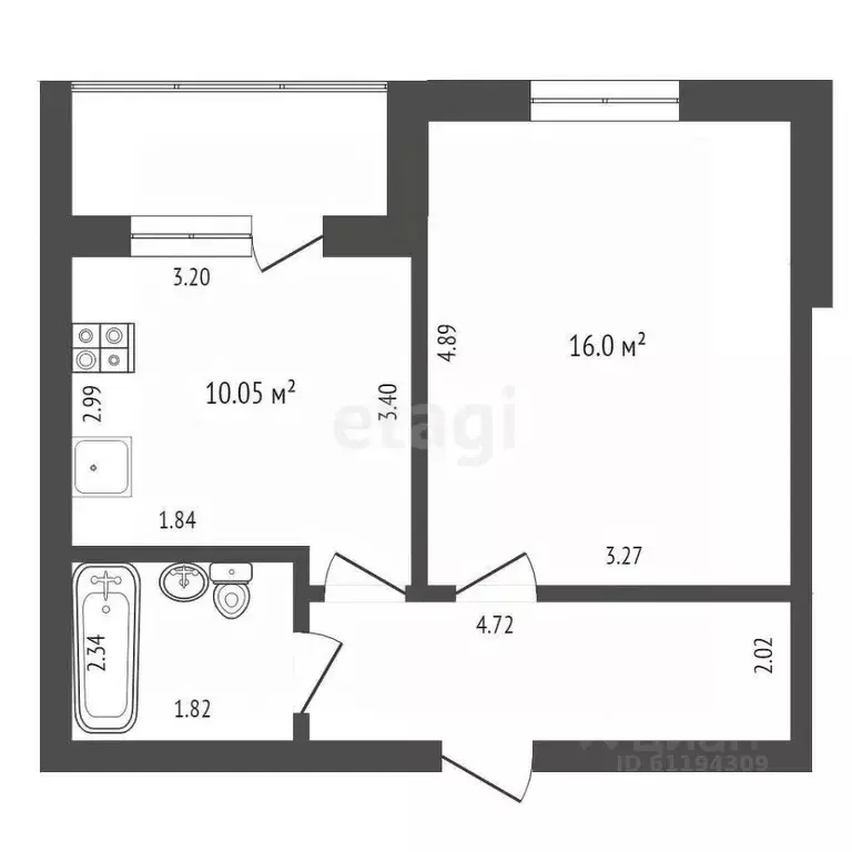 1-к кв. Мордовия, Саранск ул. Юрия Святкина, 4 (38.2 м) - Фото 1