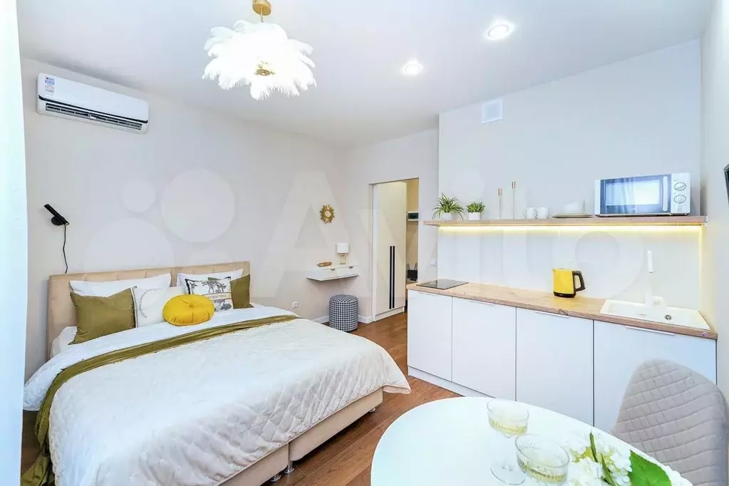 Квартира-студия, 27 м, 5/16 эт. - Фото 1