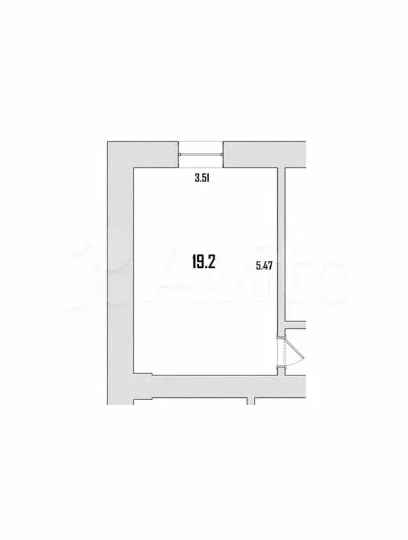 Апартаменты-студия, 19,2 м, 1/9 эт. - Фото 0