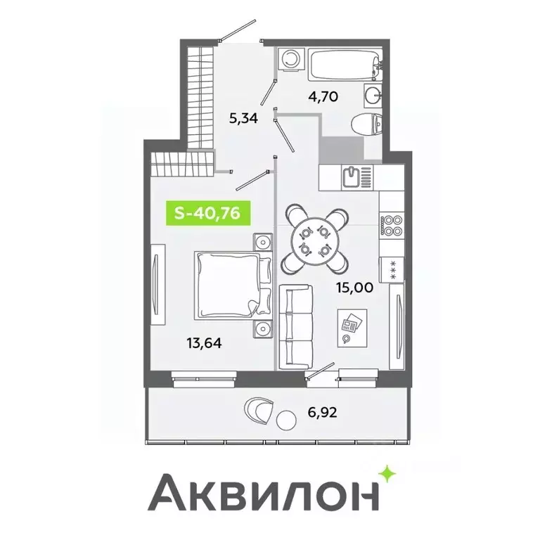 2-к кв. Ленинградская область, Всеволожский район, Заневское городское ... - Фото 0