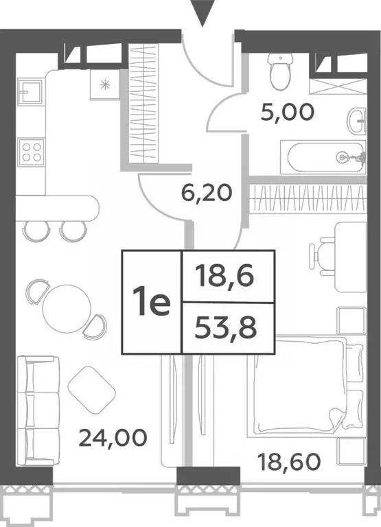 2-к кв. Москва просп. Генерала Дорохова, вл1к2 (53.8 м) - Фото 0