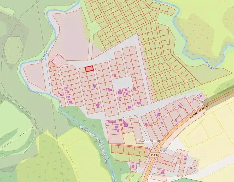 Участок в Тульская область, Тула городской округ, пос. Придорожный  ... - Фото 1