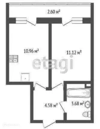 Продаётся 1-к квартира, 33 м - Фото 1