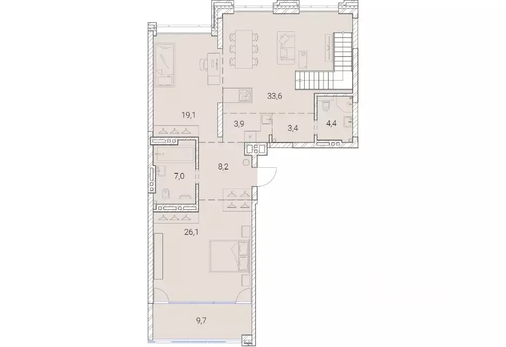 2-к кв. Новосибирская область, Новосибирск Овражная ул., 2А (133.2 м) - Фото 0