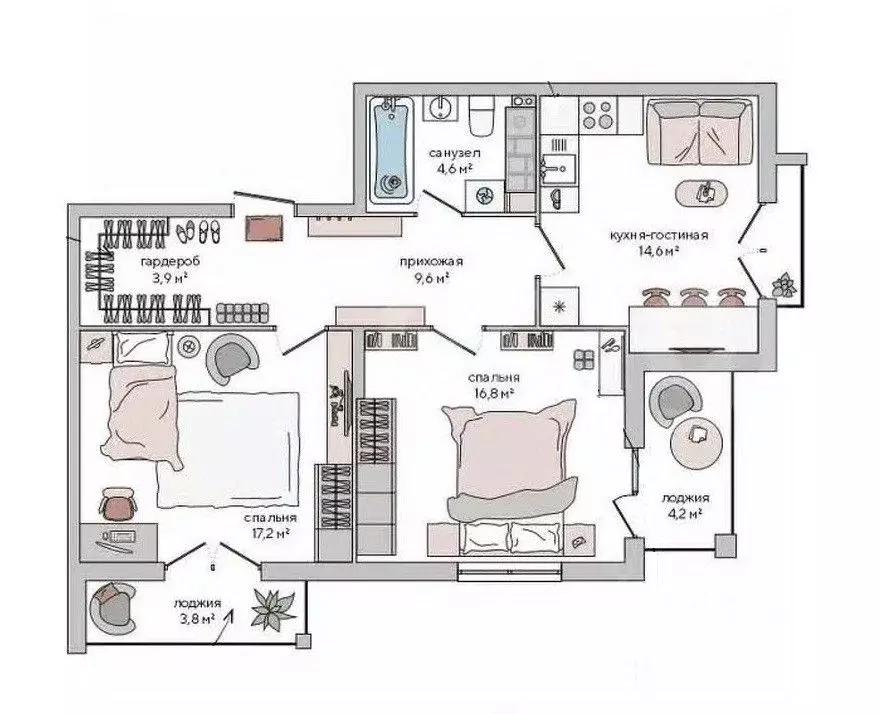 2-к кв. Крым, Судак ул. Инициативных, 80 (70.7 м) - Фото 1