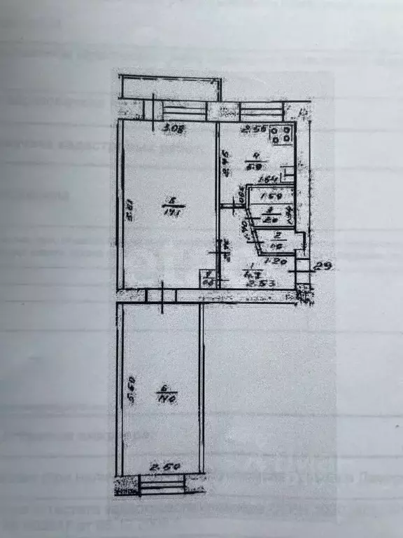 2-к кв. Башкортостан, Уфа Петропавловская ул., 51 (45.0 м) - Фото 1
