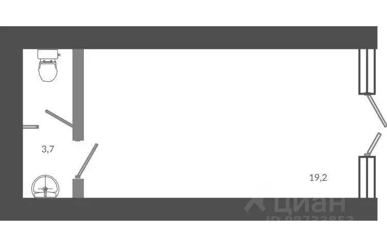 Помещение свободного назначения в Краснодарский край, Сочи ул. Искры, ... - Фото 1