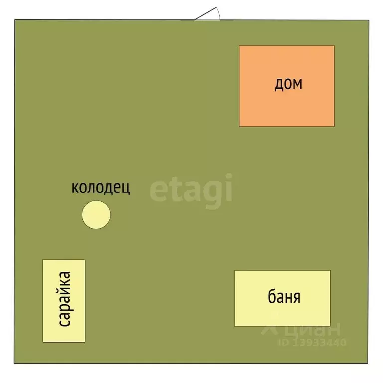 Дом в Тюменская область, Тюмень Строитель СНТ, ул. Зеленая (50 м) - Фото 2