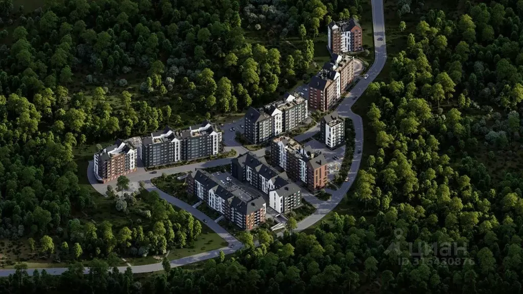1-к кв. Калининградская область, Светлогорск Лесная Сказка жилой ... - Фото 1