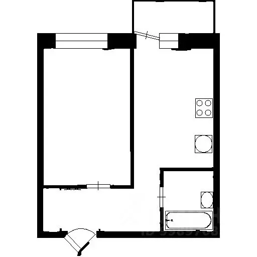 1-к кв. Санкт-Петербург Пулковское ш., 42к6 (40.0 м) - Фото 1