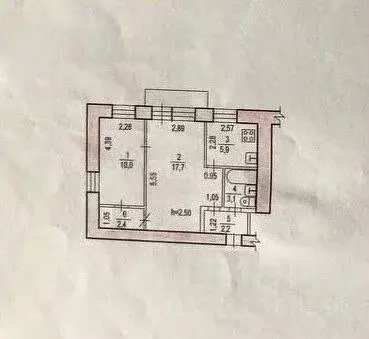 2-к кв. Хабаровский край, Хабаровск Ленинградская ул., 32 (41.3 м) - Фото 2