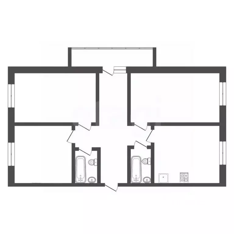 3-к кв. Тульская область, Тула пос. Горелки, Гарнизонный проезд, 2В ... - Фото 2
