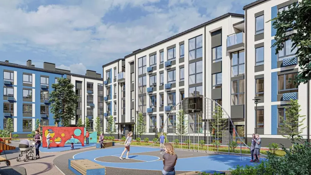 1-к кв. Калининградская область, Зеленоградск  (35.44 м) - Фото 1