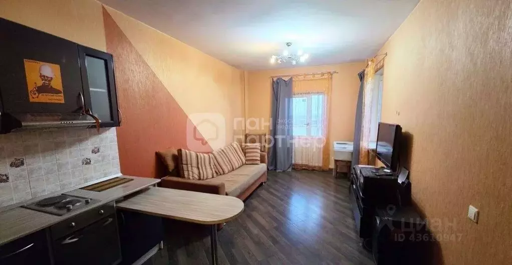 Студия Санкт-Петербург ул. Крыленко, 43К2 (28.7 м) - Фото 2