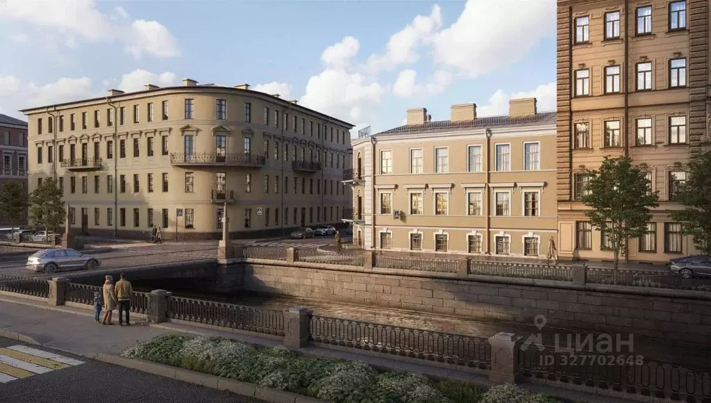 1-к кв. Санкт-Петербург наб. Канала Грибоедова, 84 (52.8 м) - Фото 1