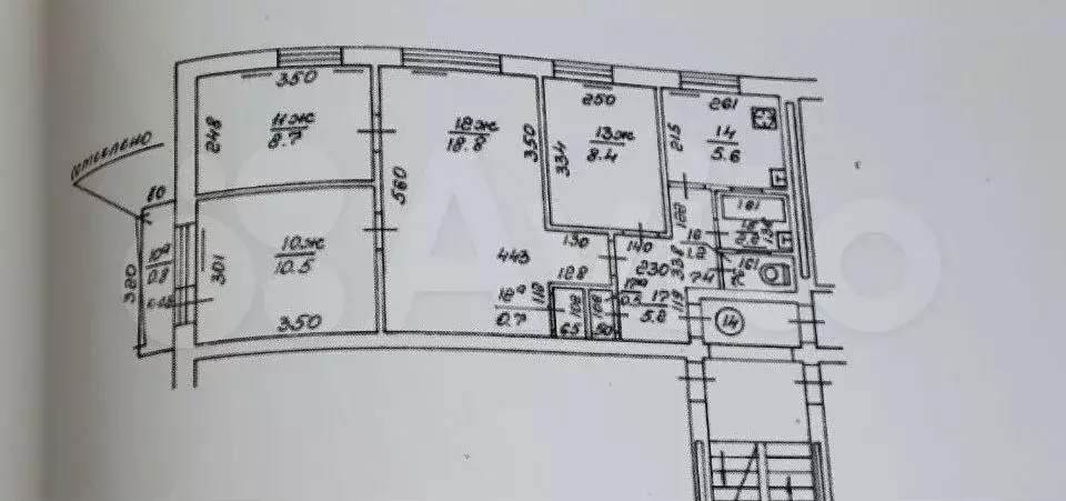4-к. квартира, 63 м, 4/5 эт. - Фото 0