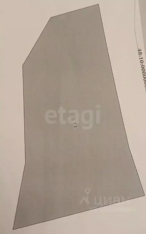 Участок в Липецкая область, Краснинский муниципальный округ, с. ... - Фото 2