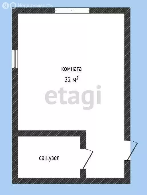 Квартира-студия: Горячий Ключ, Рябиновая улица, 2Бк2 (22 м) - Фото 1