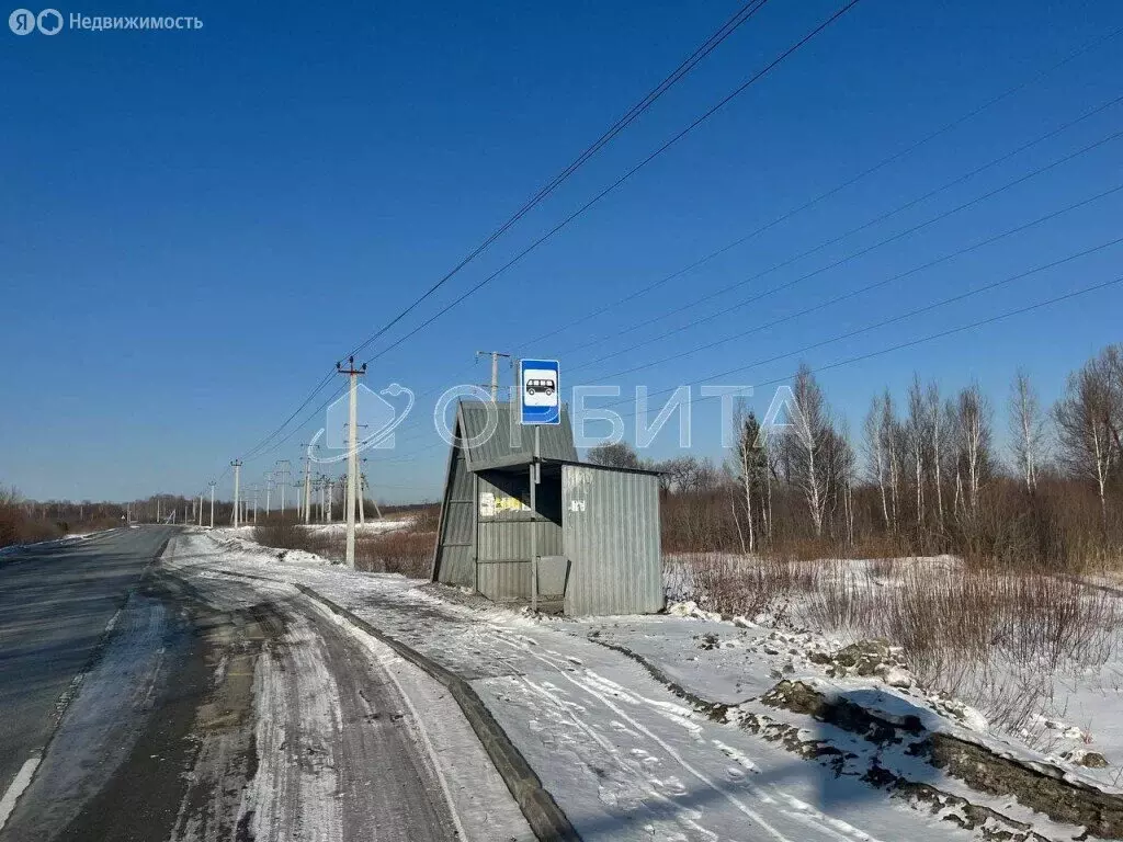 Участок в Тюменский район, деревня Друганова (750 м) - Фото 1