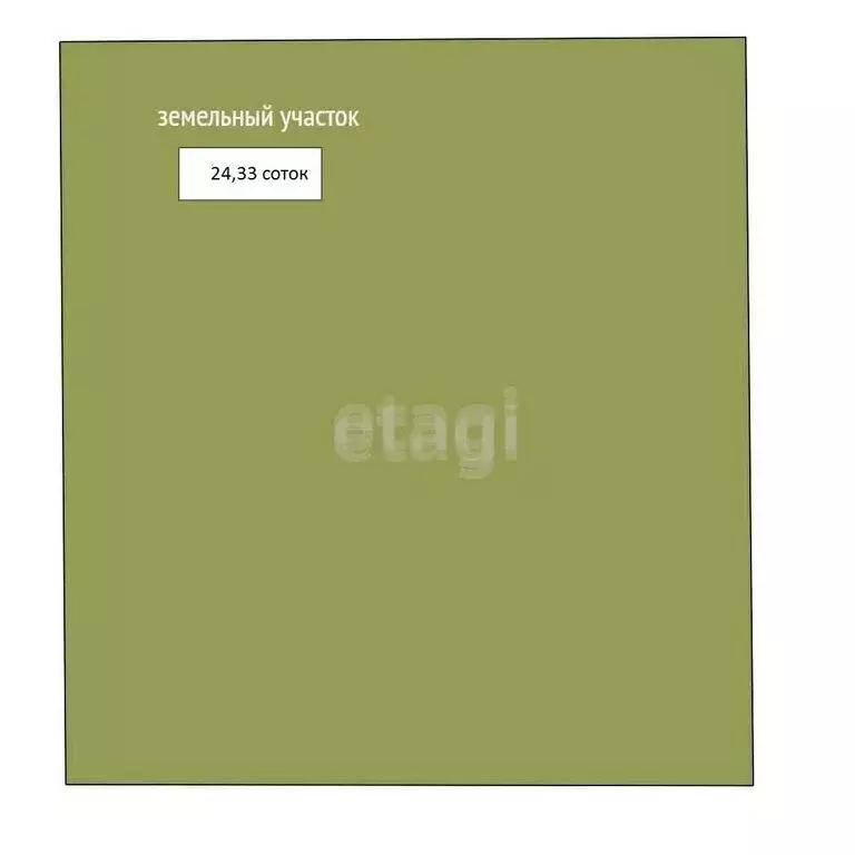 Участок в Оленевка, улица Ленина (24.3 м) - Фото 1