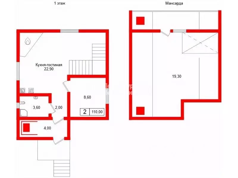 Дом в Новгородская область, Валдай ул. Белова, 5 (110 м) - Фото 2