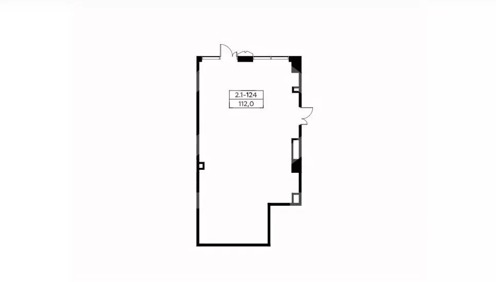 Помещение свободного назначения в Москва БК Прокшино тер., 2 (112 м) - Фото 2