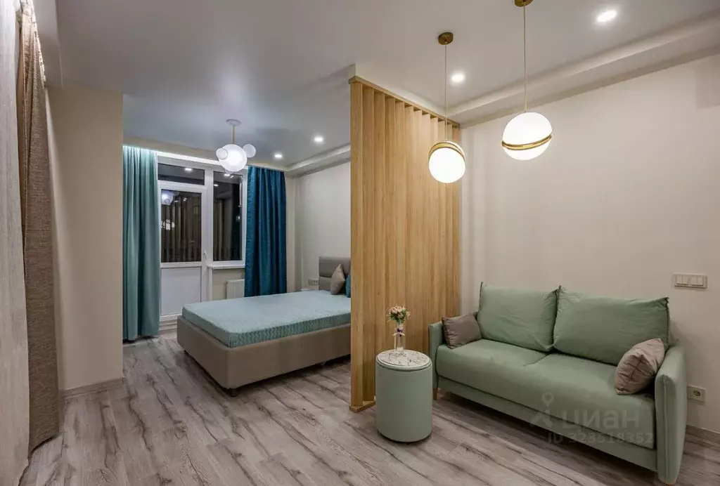 Студия Санкт-Петербург ул. Парфеновская, 17 (38.0 м) - Фото 1