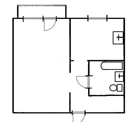 1-комнатная квартира: Барнаул, улица Георгия Исакова, 216 (23 м) - Фото 1