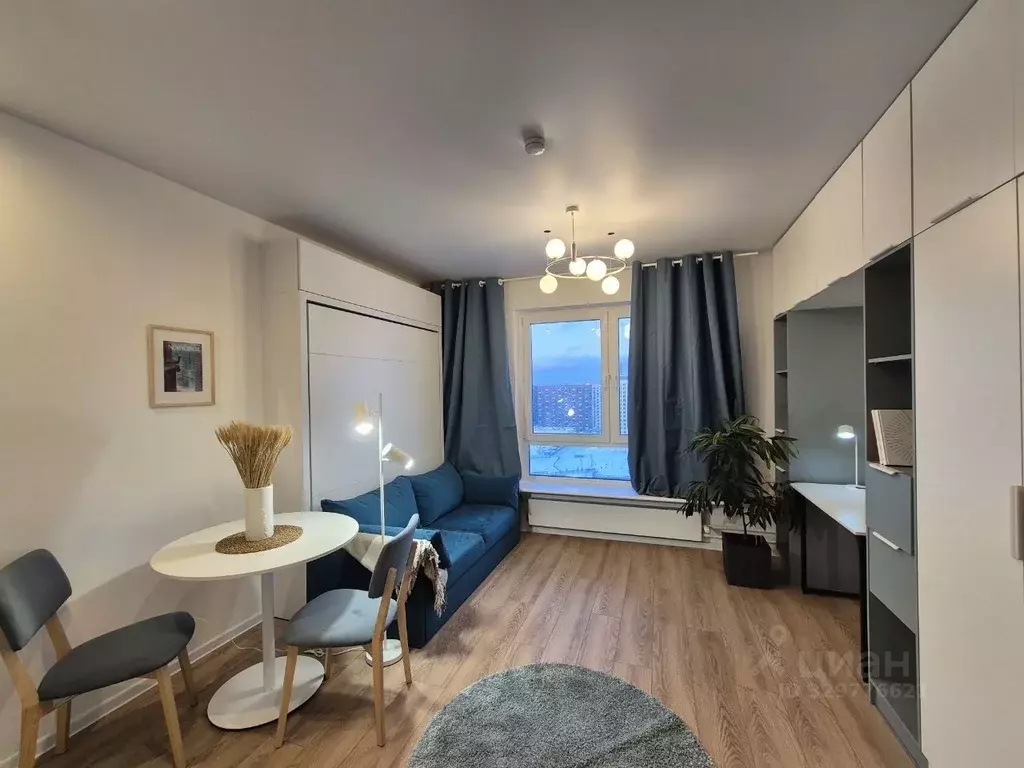 Студия Москва ул. Трехполье, 6к1 (23.3 м) - Фото 1