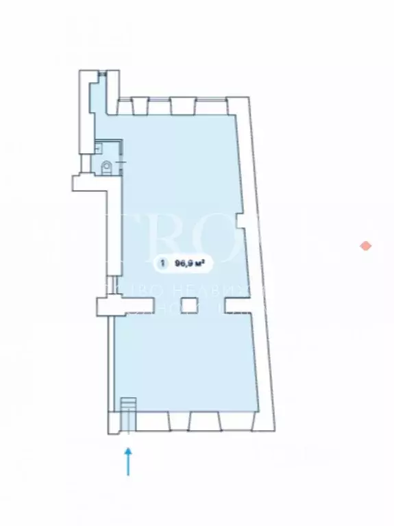 Торговая площадь в Москва Малая Бронная ул., 4 (97 м) - Фото 2