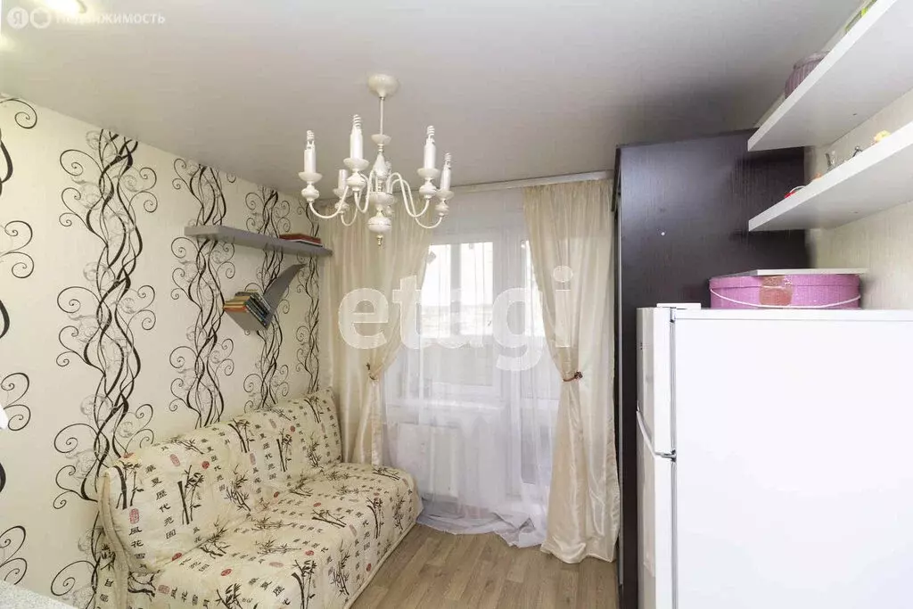 Квартира-студия: Тюмень, Интернациональная улица, 199к4 (15.8 м) - Фото 1