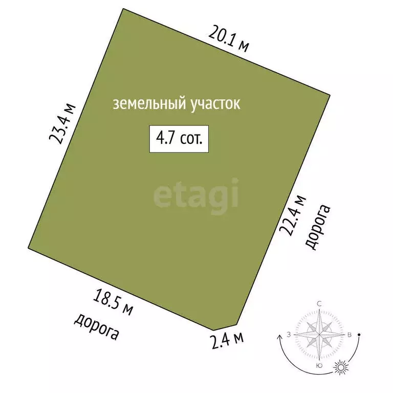 Участок в Тюмень, СНТ Тюменец (5 м) - Фото 1