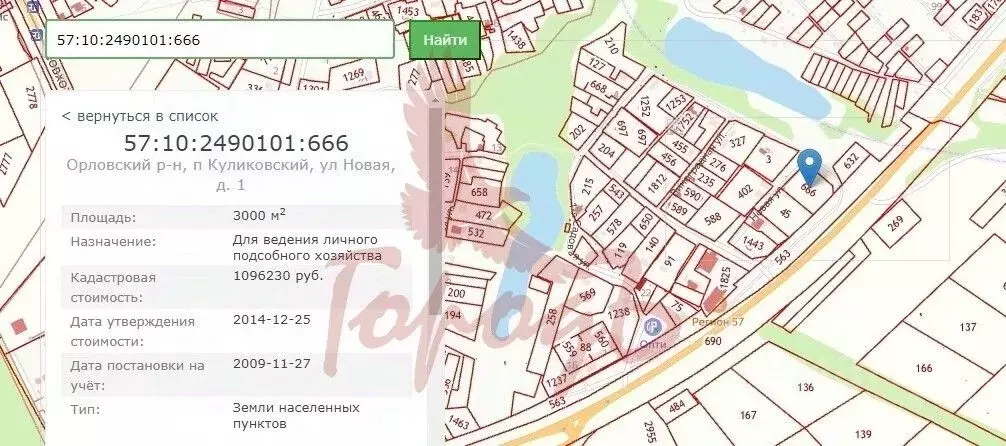 Участок в Орловская область, Орловский муниципальный округ, пос. ... - Фото 1