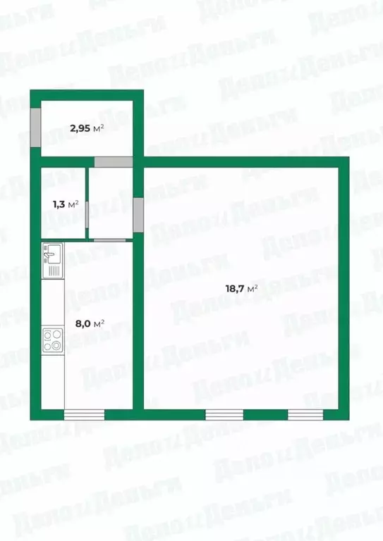 1-к кв. Кировская область, Киров Новый мкр, ул. Цветочная, 17 (28.9 м) - Фото 0