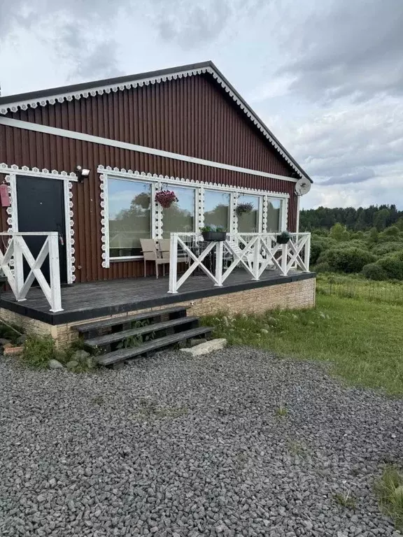 Дом в Карелия, Лахденпохский муниципальный округ, пос. Куркиеки  (110 ... - Фото 1