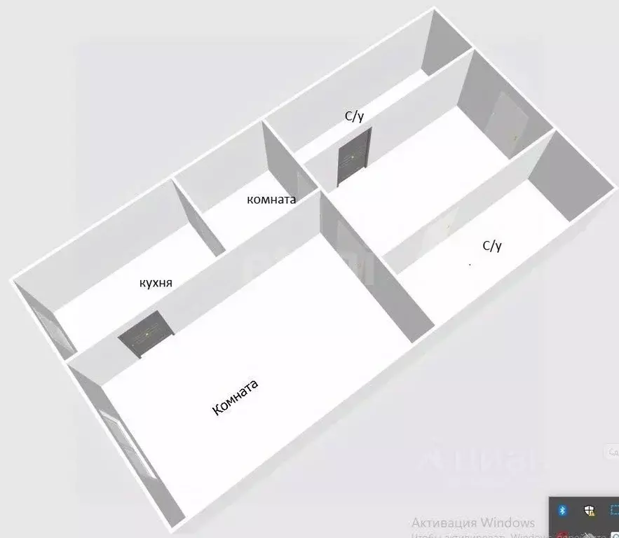 2-к кв. Сахалинская область, Холмск Первомайская ул., 11 (49.6 м) - Фото 2