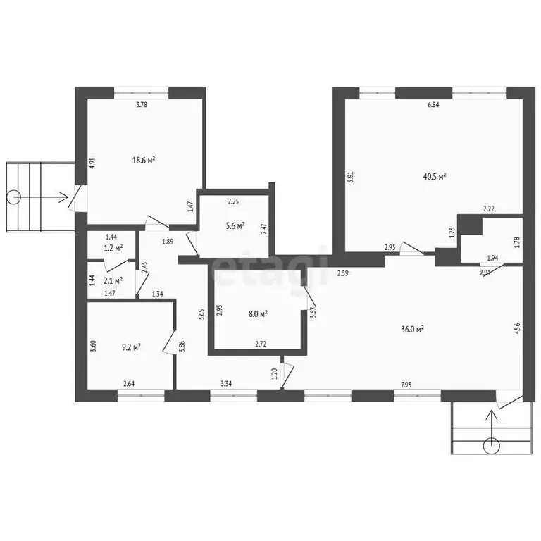 Помещение свободного назначения (125.2 м) - Фото 1
