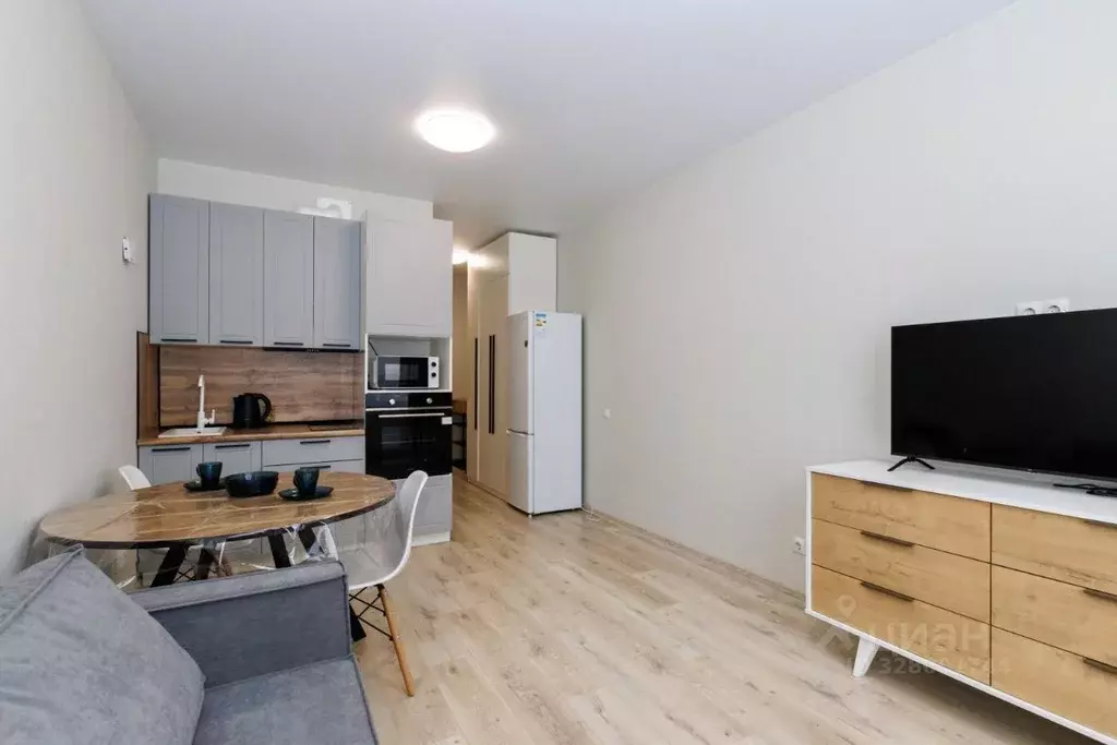 Студия Тюменская область, Тюмень ул. Вадима Бованенко, 7 (24.1 м) - Фото 1