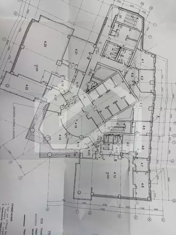 Помещение свободного назначения в Москва Семеновская пл., 1А (900 м) - Фото 2