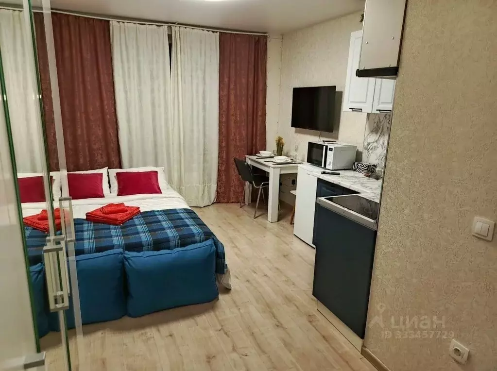 1-к кв. Москва Окская ул., 28К2 (17.0 м) - Фото 1
