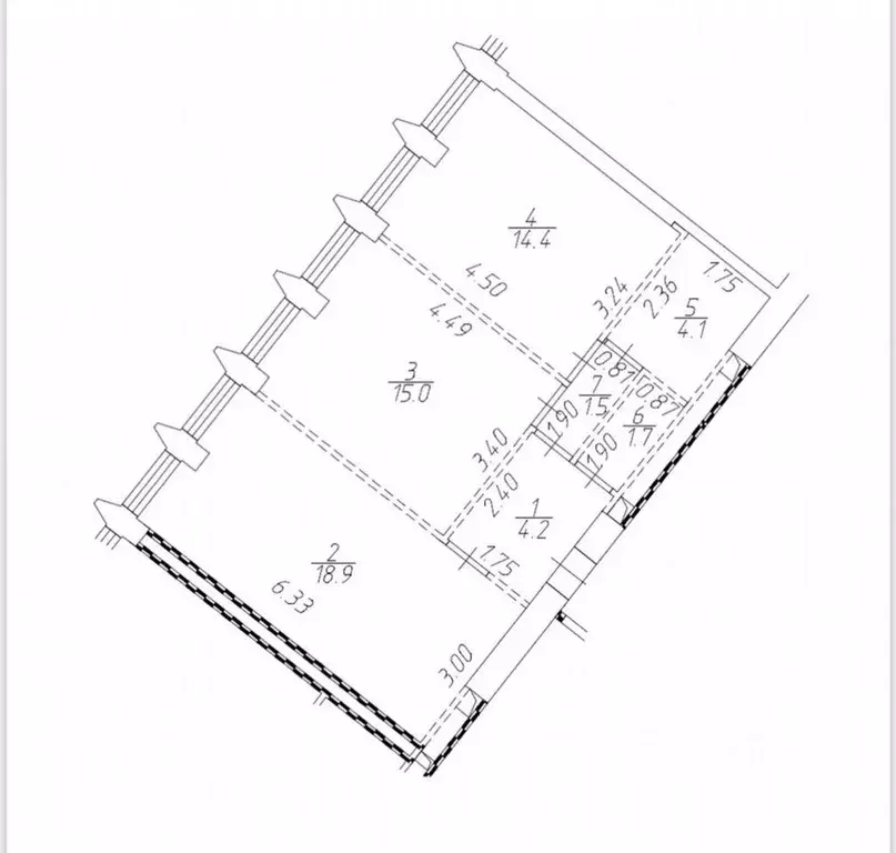 2-к кв. Москва бул. Братьев Весниных, 1 (60.0 м) - Фото 0