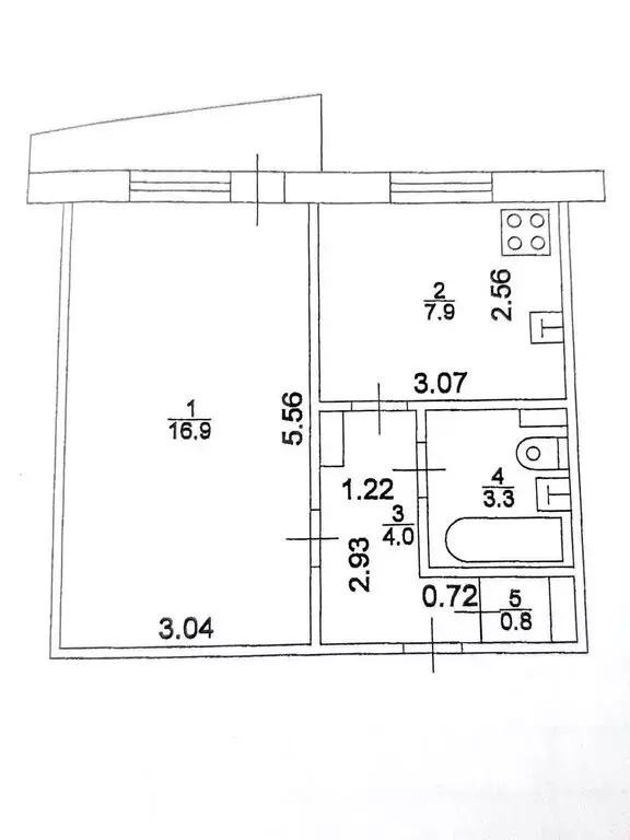 1-комнатная квартира: Казань, улица Адоратского, 60 (32.9 м) - Фото 1