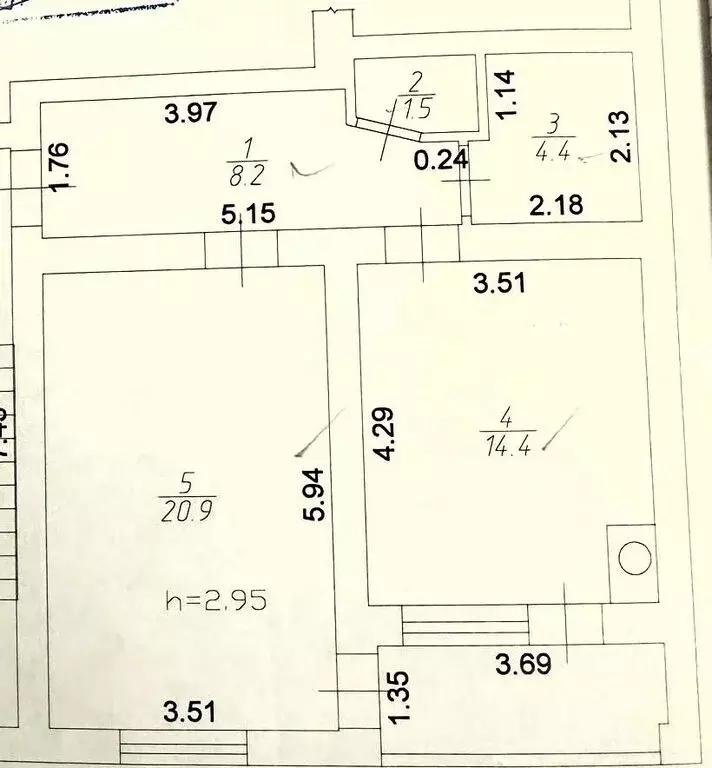 1-комнатная квартира: Краснодар, Черкасская улица, 97 (50 м) - Фото 2