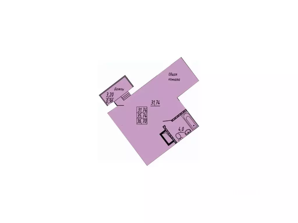 1-к кв. Нижегородская область, Бор  (36.0 м) - Фото 1