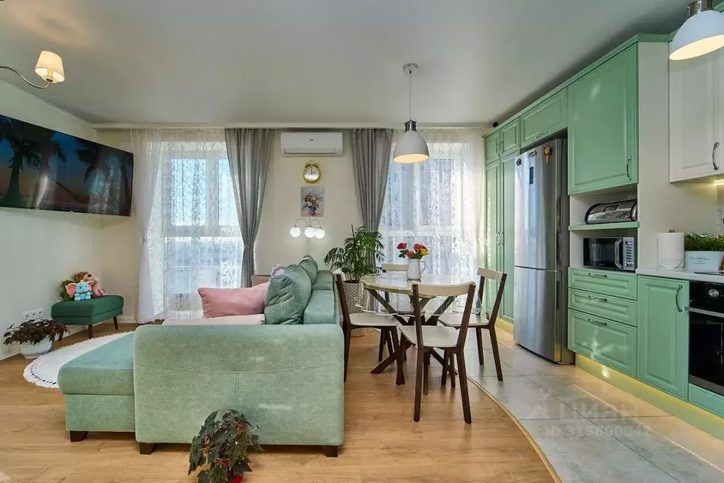 Квартира, 1 комната, 40.7 м - Фото 0