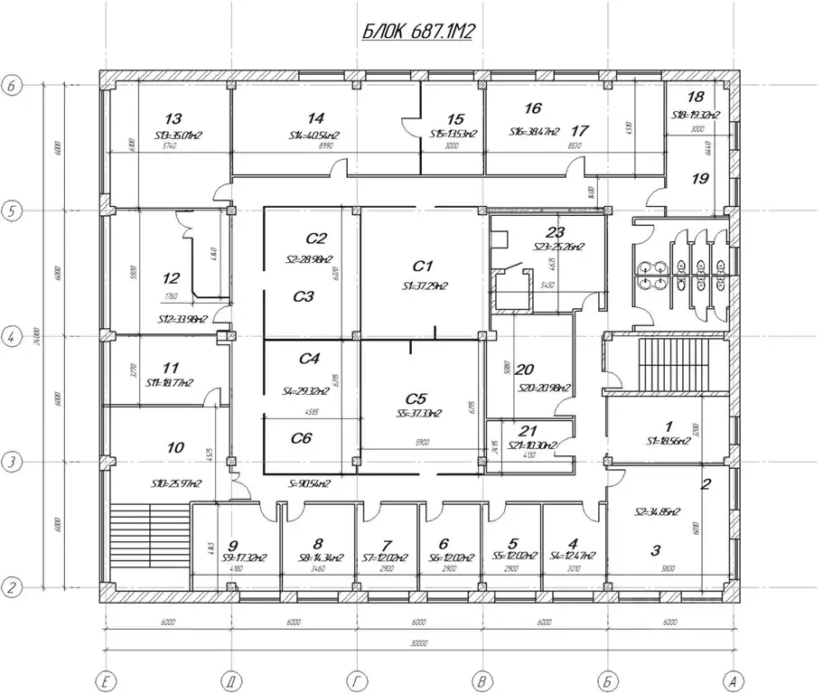 Офис в Москва Выборгская ул., 16С1 (1360 м) - Фото 1