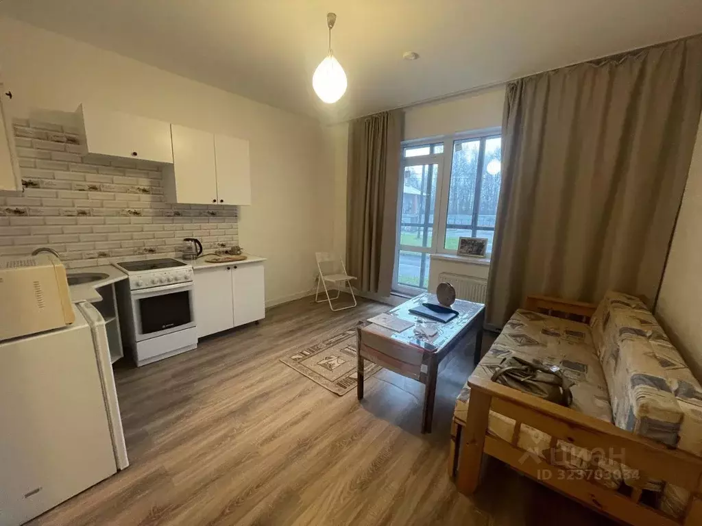 Студия Ленинградская область, Всеволожск ул. Евграфова, 11 (27.0 м) - Фото 2